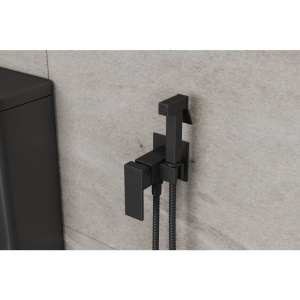 Гигиенический душ Rush Thira TR3635-99Black со смесителем, С ВНУТРЕННЕЙ ЧАСТЬЮ