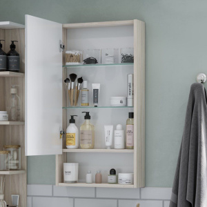 Зеркало-шкаф AQUATON Сканди 45 дуб верона