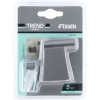Крючок Fixsen Trend Graphite FX-98005 черный графит, одинарный