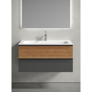 Мебель для ванной Sancos Delta 100 дуб красный, графит