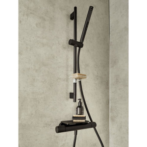 Термостатический смеситель Jacob Delafon Metro E21767-BL для душа с полкой