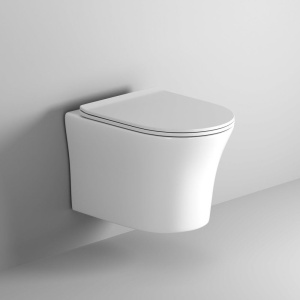 Купить Унитаз подвесной Grossman Style GR-4475S безободковый, с микролифтом в Москве с доставкой Унитаз подвесной Grossman Style GR-4475S безободковый, с микролифтом