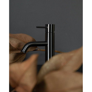 Смеситель для раковины Remer X Style X12CFP черный брашированный хром