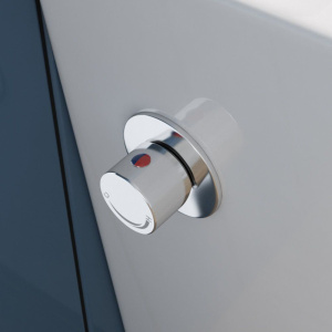 Комплект Унитаз подвесной BelBagno Uno BB3105CHR-BS/SC с микролифтом, со смесителем и функцией биде + Инсталляция TECE Base 9400413 4 в 1 с кнопкой смыва