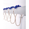 Крючки для шторы Ridder 49563 с синими шариками