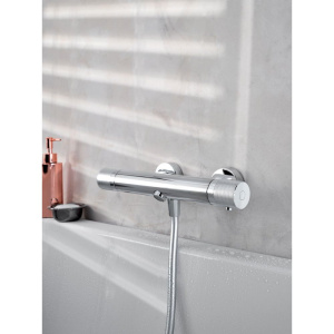 Термостатический смеситель Jacob Delafon Rivoli E24325-CP для ванны с душем