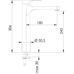 Смеситель для раковины Remer Class Line L11LXL