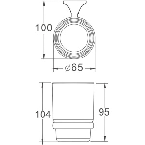 Стакан Haiba HB85 06