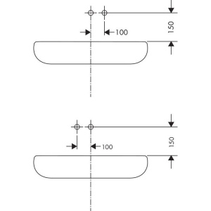 Смеситель для раковины Hansgrohe Talis E 71732000