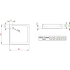 Поддон для душа Radaway Siros С900 compact