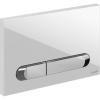 Кнопка смыва Cersanit Estetica 64111 белая, рамка хром