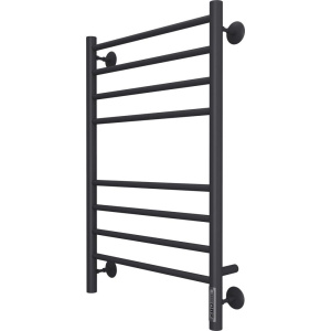 Полотенцесушитель электрический Terminus Аврора П8 500x800, матовый чёрный