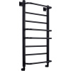 Полотенцесушитель водяной Comfysan Puro-K W-8 80х40 черный матовый