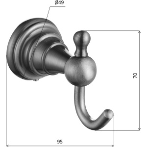 Купить Крючок Sapho Diamond 1318-01 для ванны в Москве с доставкой Крючок Sapho Diamond 1318-01 для ванны