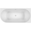Акриловая ванна Sancos Veneto FB12 R 170x80 см, угловая, с каркасом, со сливом-переливом, асимметричная