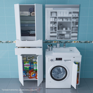 Купить Тумба с раковиной СаНта Лондон 19 R напольная в Москве с доставкой Тумба с раковиной СаНта Лондон 19 R напольная