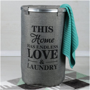 Купить Корзина для белья Fixsen 1000 FX-1031A 80 л серая в Москве с доставкой Корзина для белья Fixsen 1000 FX-1031A 80 л серая