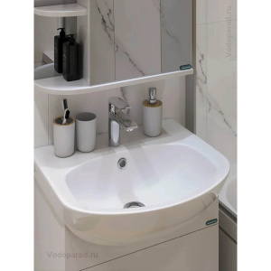 Раковина мебельная Sanita Аттика 50 WB.FN/Attica/50-C/WHT.G/S1 белая