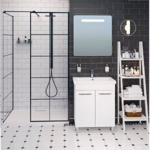 Зеркало-шкаф Emmy Донна R 70 с подсветкой