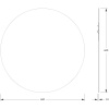 Зеркало круглое Evoform Primary BY 0041 60