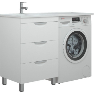 Тумба с раковиной Corozo Алиот 120 под стиральную машину L