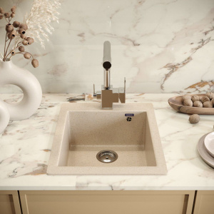 Мойка кухонная Ulgran U-404 -302 песочная