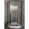 Душевой уголок Ceruttispa C3ABD 90x90, профиль черный