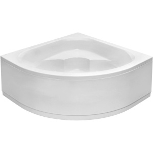 Акриловая ванна Santek Канны 150x150 см, угловая, с каркасом, со сливом-переливом, для двоих, четверть круга