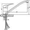 Смеситель для кухни Rossinka B B35-21