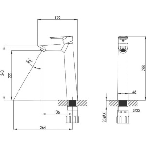 Смеситель для раковины IDDIS Cloud CLOSB01i01