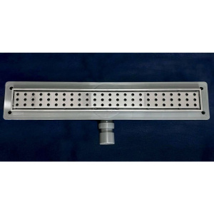 Душевой трап (лоток) CTESI Way Round 600 с решеткой и опорами