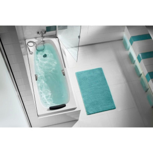 Акриловая ванна Roca Sureste 170x70 см, с каркасом, со сливом-переливом, с ручками