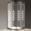 Душевой уголок Cezares Giubileo -R2-90 стекло с узором, бронза