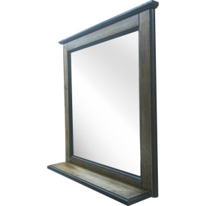 Зеркало Misty Винтаж 100 дуб, с полкой