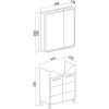 Купить Мебель для ванной Runo Эрика 70 в Москве с доставкой Мебель для ванной Runo Эрика 70