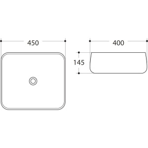 Раковина Art&Max AM-78103 белая
