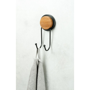 Крючок Fixsen Magic Wood FX-46005A двойной, черный