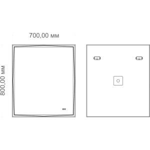 Зеркало Art&Max Firenze 70