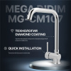 Комплект Мойка кухонная Practik PR-M 490-002 слоновая кость + Смеситель MEGA Didim MG-CM107 хром