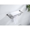 Полка для полотенец Aquatek Бетта AQ4615BGM оружейная сталь