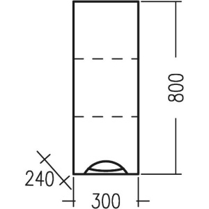 Шкаф СанТа Родос 30 подвесной