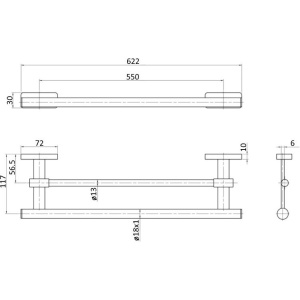 Полотенцедержатель Sapho Olymp 1321-12