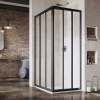 Душевой уголок Ravak Supernova ASRV3-90 Transparent, профиль черный