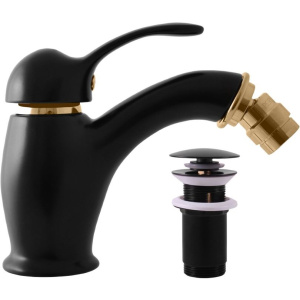 Смеситель для биде Rav Slezak Labe L045.5KCMATZ черный матовый, бронза