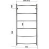 Полотенцесушитель водяной Stelmix П6 50х100, дуга