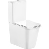 Унитаз-компакт Ceruttispa Arno 7838 безободковый, с микролифтом