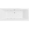 Акриловая ванна Excellent Pryzmat WAEX.PRY20.RELAX 200x90 см, с гидромассажем, с каркасом, со сливом-переливом