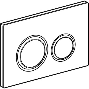 Кнопка смыва Geberit Sigma 21 115.884.SI.1 белая