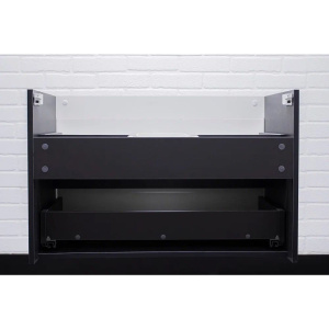 Тумба с раковиной Домино Karat 80, антрацит, дуб вотан Мадера Milen