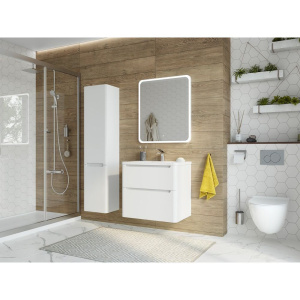 Купить Тумба с раковиной STWORKI Монтре 70, белая в Москве с доставкой Тумба с раковиной STWORKI Монтре 70, белая